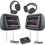 Power Acoustik HD-88BK Подголовники с монитором + ИК наушники