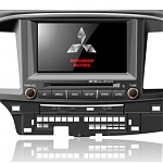 Штатная автомагнитола Mitsubishi Lancer X FLYAUDIO 66078A02 с картой NAVITEL
